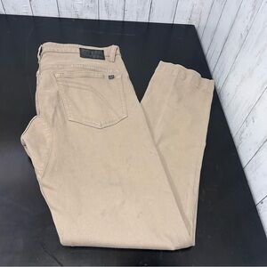 Men's Fox Racing Tan Cotton Blend Pants Size 38 Moto BMX Dirt Bike Workwear